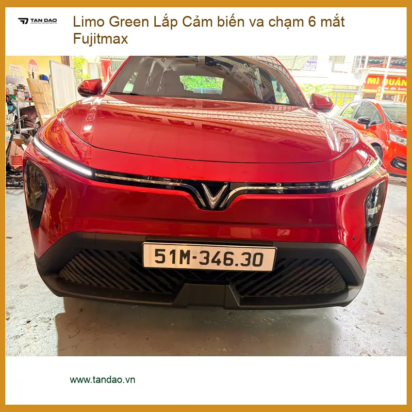 Anh Khang lắp Cảm biến va chạm 6 mắt Fujitmax Limo Green tại Gò Vấp ảnh thực tế 3