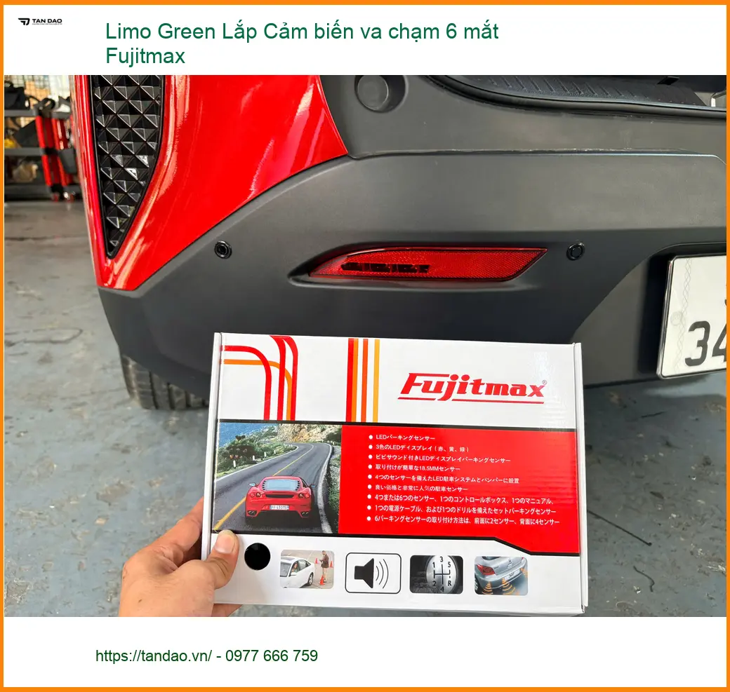 Anh Khải lắp Cảm biến va chạm 6 mắt Fujitmax cho Limo Green tại Quận Tân Bình ảnh thực tế 2