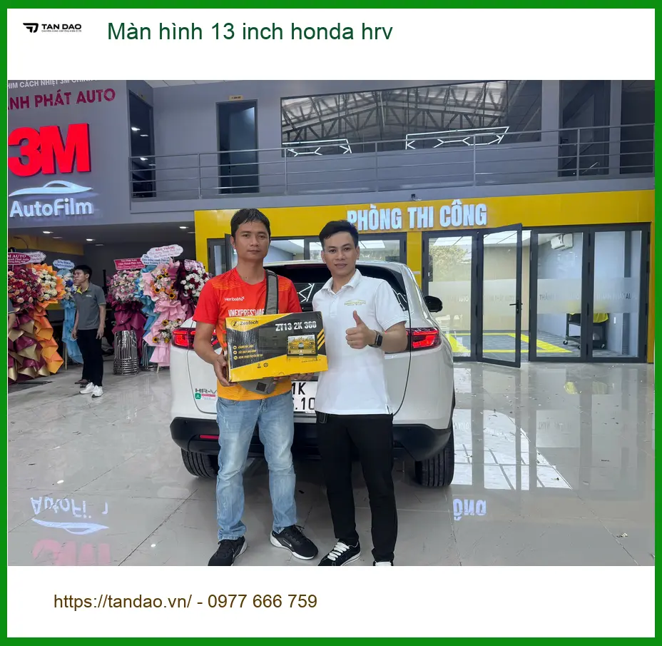 Anh Khang nâng cấp màn hình 13 inch Honda HR-V tại Quận 2 để giải trí thông minh hơn