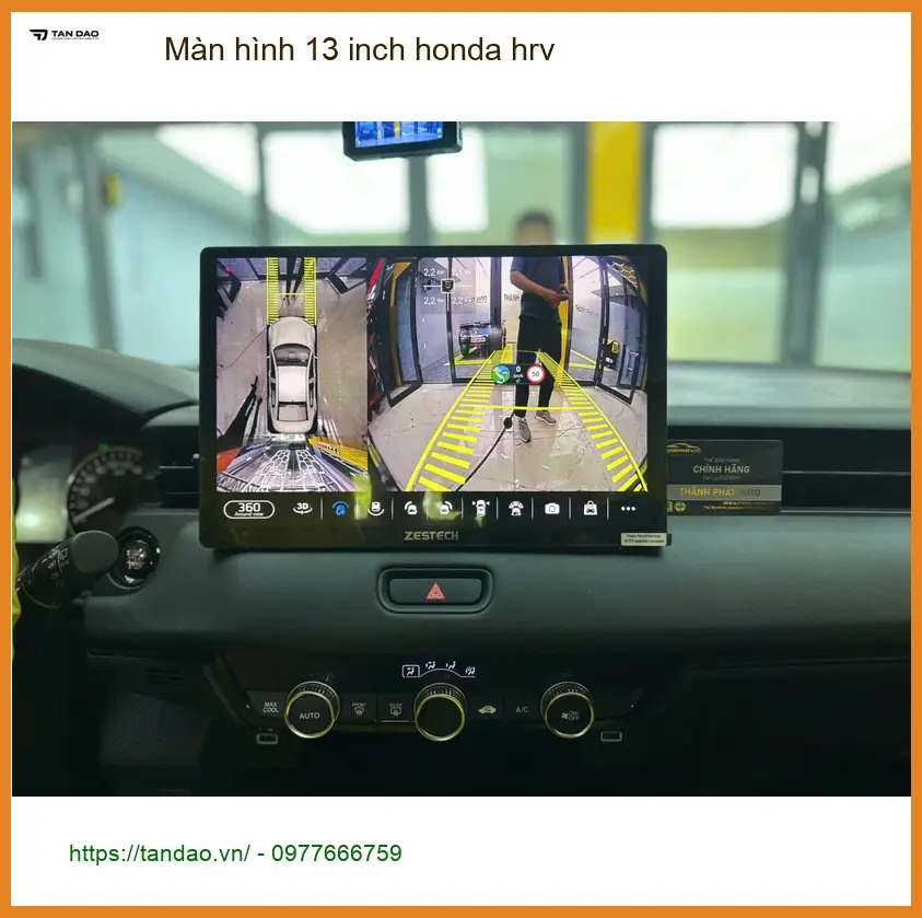 Anh Khang lắp màn hình 13 inch cho Honda HR-V tại Quận 1 để nâng tầm giải trí ảnh thực tế 3