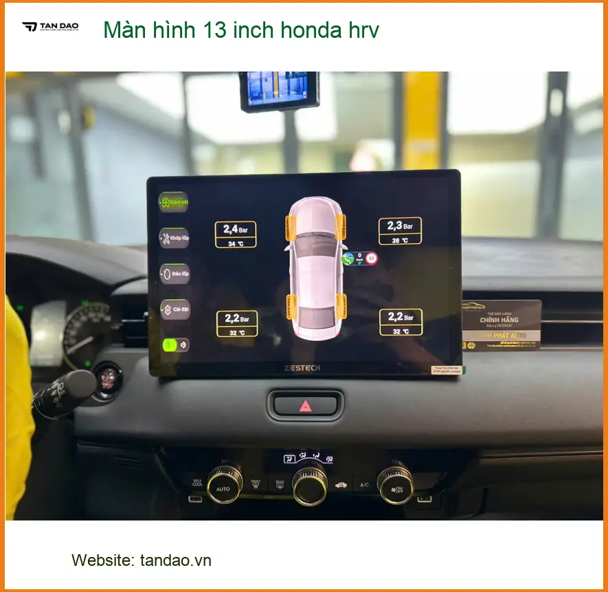 Anh Khang nâng cấp màn hình 13 inch Honda HR-V tại Quận 2 để giải trí thông minh hơn ảnh thực tế 3