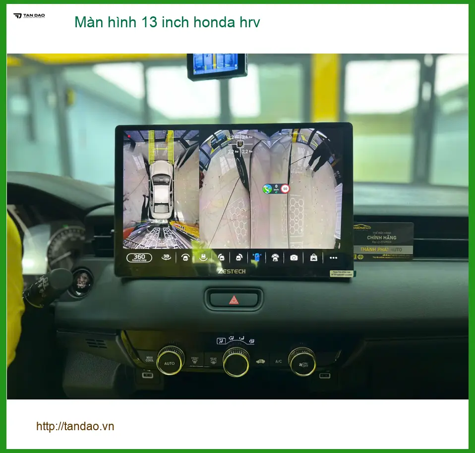 Anh Khang lắp màn hình 13 inch cho Honda HR-V tại Quận 1 để nâng tầm giải trí ảnh thực tế 4