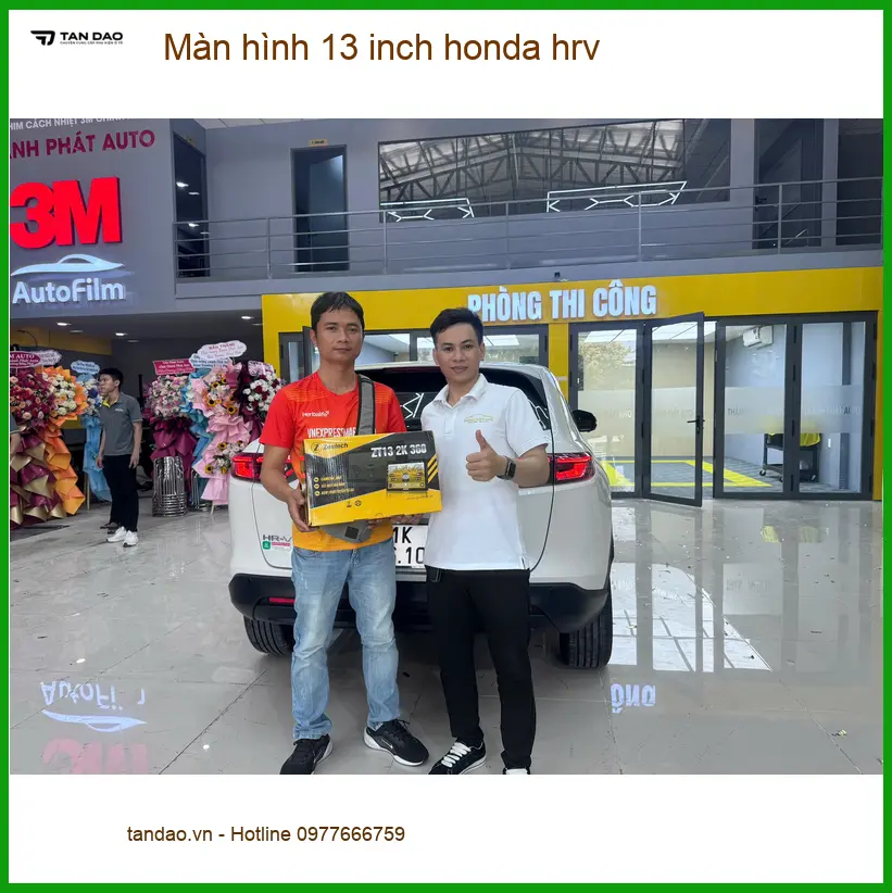 Anh Phước lắp Màn hình 13 inch Honda HR-V tại Quận 3 để trải nghiệm công nghệ mới ảnh thực tế 3