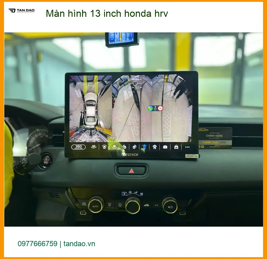 Anh Phước lắp Màn hình 13 inch Honda HR-V tại Quận 3 để trải nghiệm công nghệ mới ảnh thực tế 4