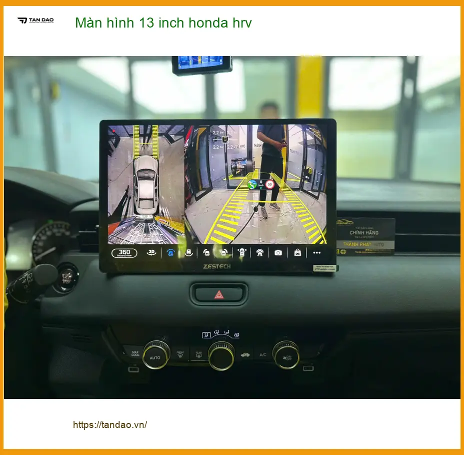 Anh Khải nâng cấp màn hình 13 inch cho Honda HR-V tại Quận 9 vì màn zin quá nhỏ ảnh thực tế 4