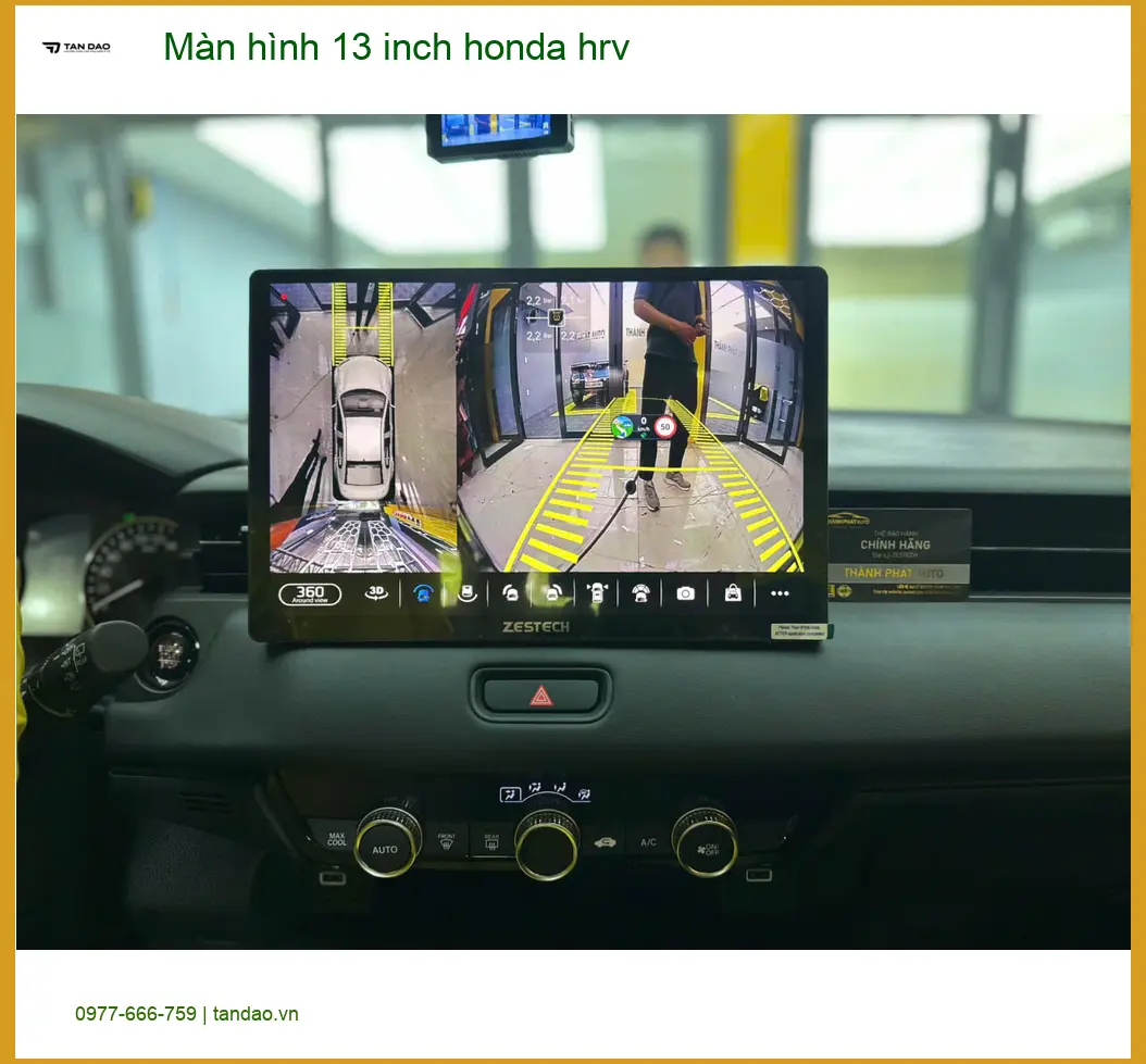 Chị Thảo lắp màn hình 13 inch Honda HR-V tại Hóc Môn tìm trung tâm uy tín ảnh thực tế 4