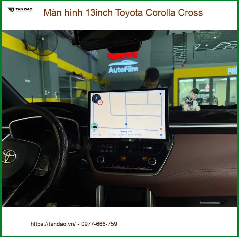 Anh Quang lắp màn hình 13inch Toyota Corolla Cross Quận 12 để trải nghiệm giải trí. ảnh thực tế 3