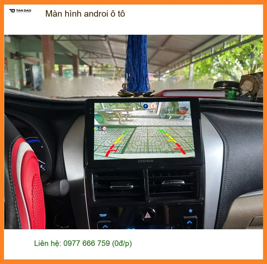 Anh Nam lắp màn hình Android ô tô Honda CRV tại Quận 12 vì màn zin chậm ảnh thực tế 2