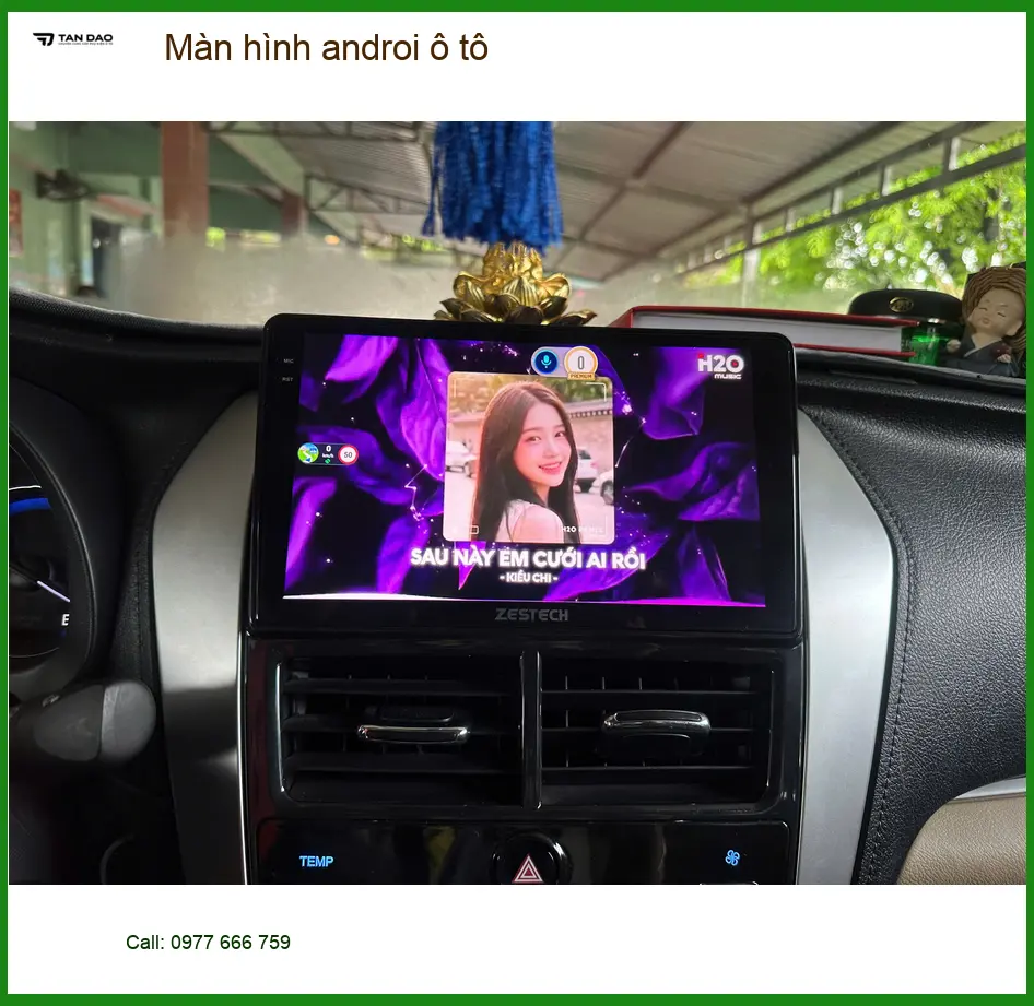 Anh Nam lắp màn hình Android ô tô Honda CRV tại Quận 12 vì màn zin chậm ảnh thực tế 3