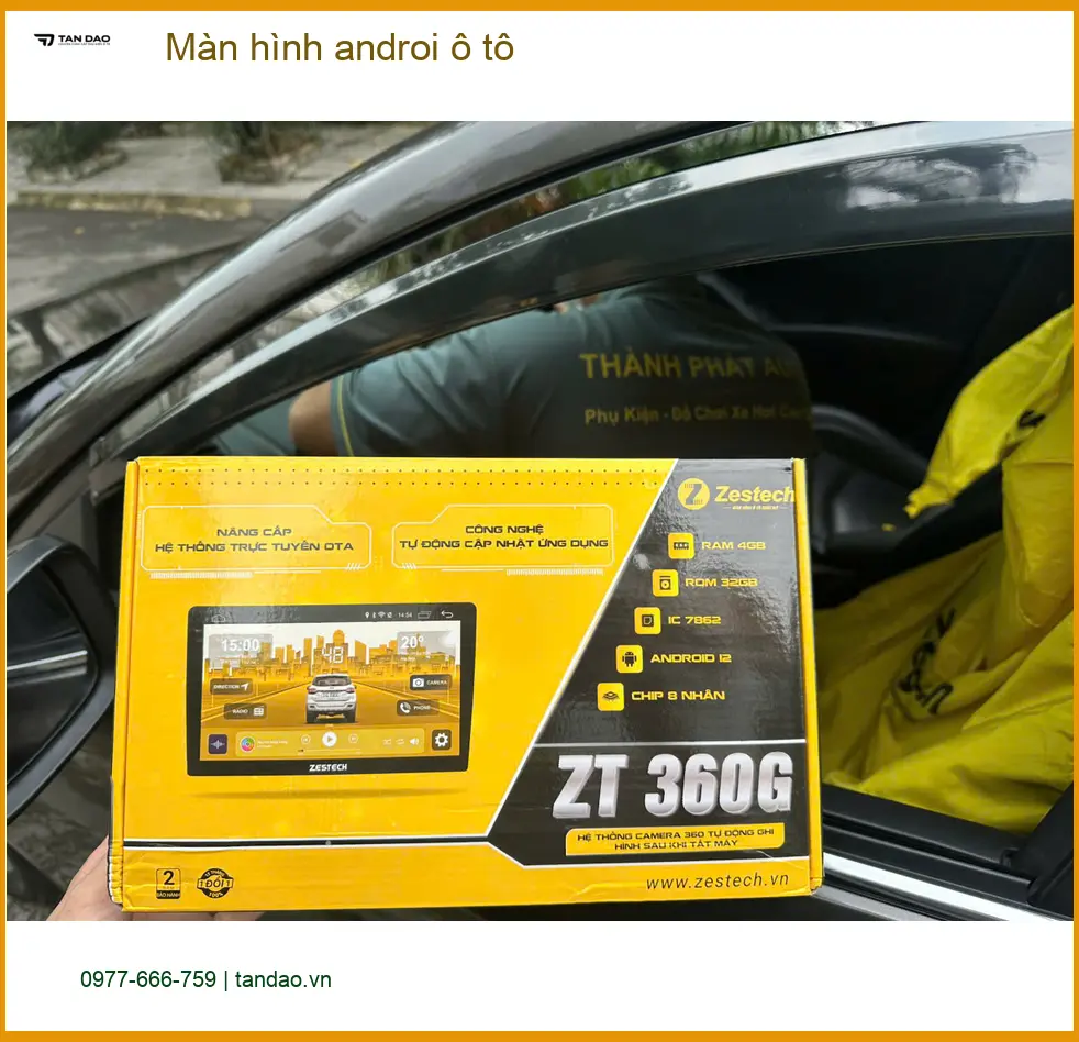 Anh Khánh lắp Màn hình Android ô tô cho Hyundai Accent tại Quận Thủ Đức ảnh thực tế 5