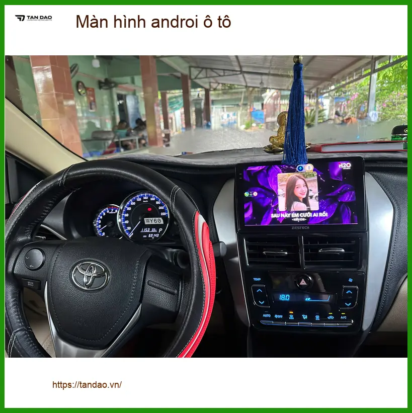 Anh Nam lắp màn hình Android ô tô Honda CRV tại Quận 12 vì màn zin chậm ảnh thực tế 5