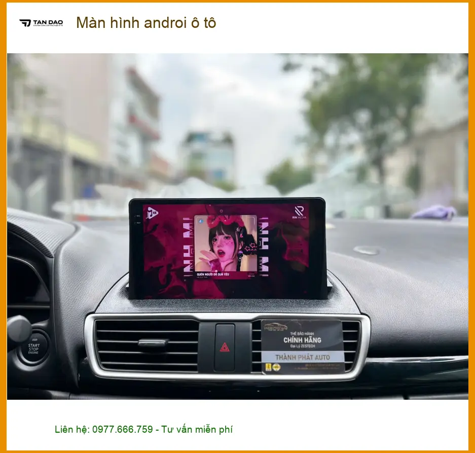 Anh Kiên lắp màn hình Android ô tô cho Hyundai Accent tại Bình Thạnh ảnh thực tế 3