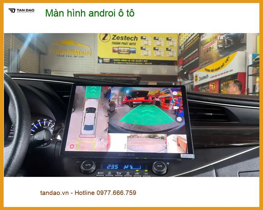 Anh Khải lắp màn hình Android ô tô Ford Everest tại Hóc Môn nâng cấp trải nghiệm lái ảnh thực tế 2
