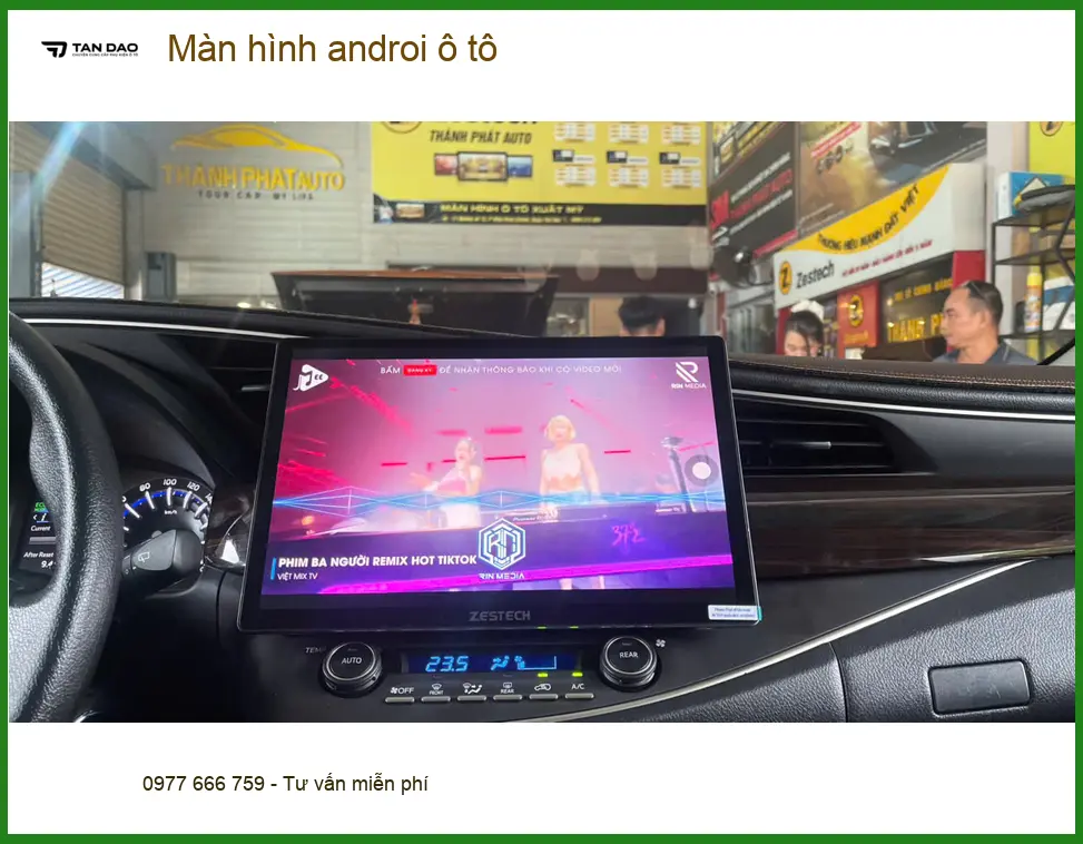 Anh Khải lắp màn hình androi ô tô cho Honda HR-V tại Quận 9 tiện việc đi lại ảnh thực tế 2