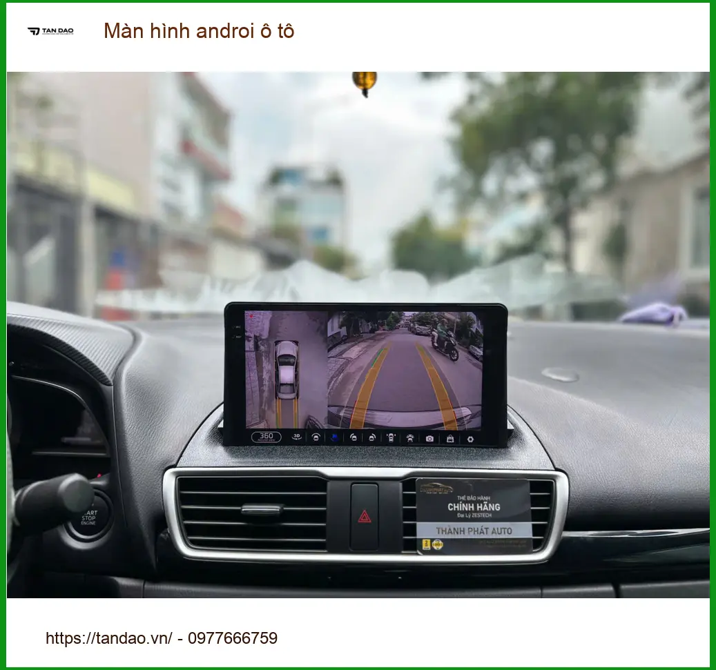 Chú Bách lắp màn hình Android ô tô cho Honda CRV tại Quận 5 lái xe thông minh ảnh thực tế 3