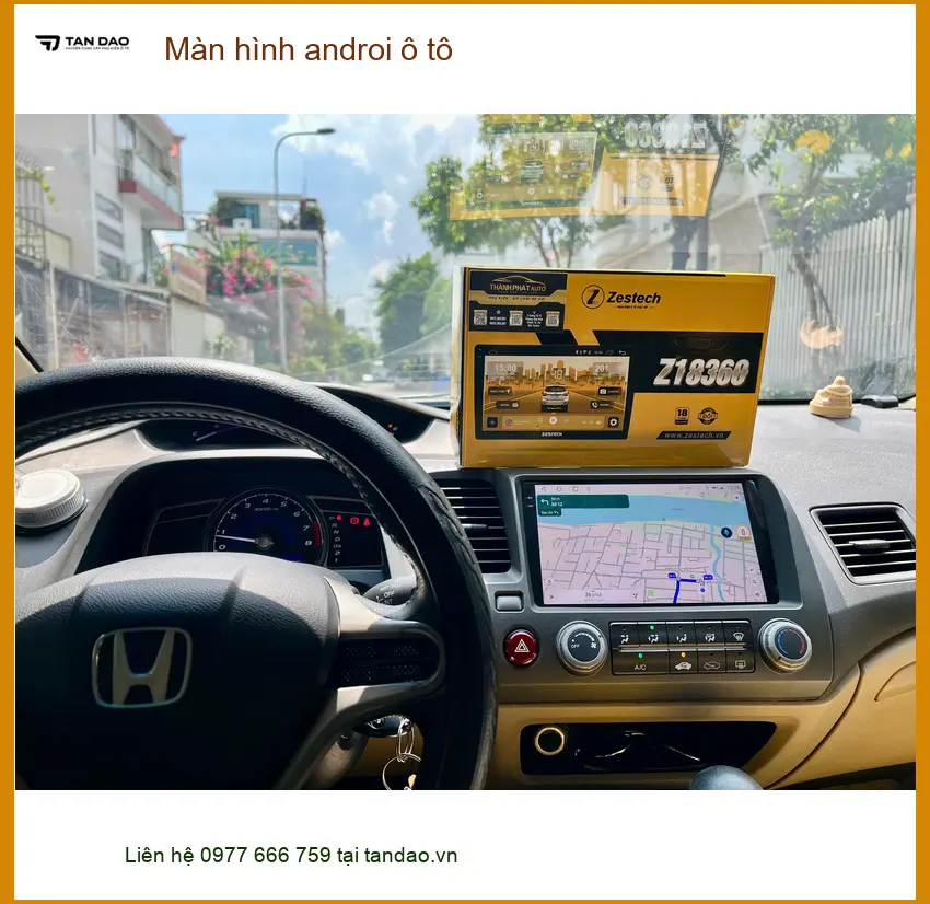Anh Khải lắp màn hình Android ô tô cho Kia K3 tại Quận 9 để tiện dẫn đường và giải trí ảnh thực tế 3