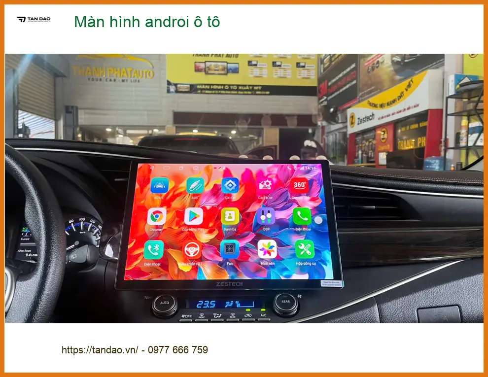 Anh Duy lắp Màn hình Android ô tô Hyundai Creta tại Gò Vấp tiện lợi hơn ảnh thực tế 3