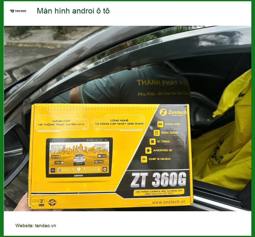 Chú Bách lắp màn hình Android ô tô cho Honda CRV tại Quận 5 lái xe thông minh ảnh thực tế 4