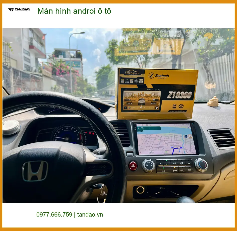 Chị Mai lắp màn hình Android ô tô cho Kia Carnival tại Quận 12