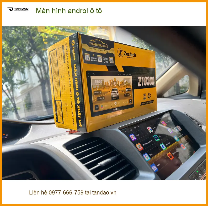 Chị Mai lắp màn hình Android ô tô cho Kia Carnival tại Quận 12 ảnh thực tế 2