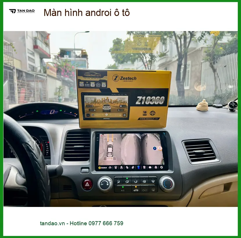 Chị Mai lắp màn hình Android ô tô cho Kia Carnival tại Quận 12 ảnh thực tế 3