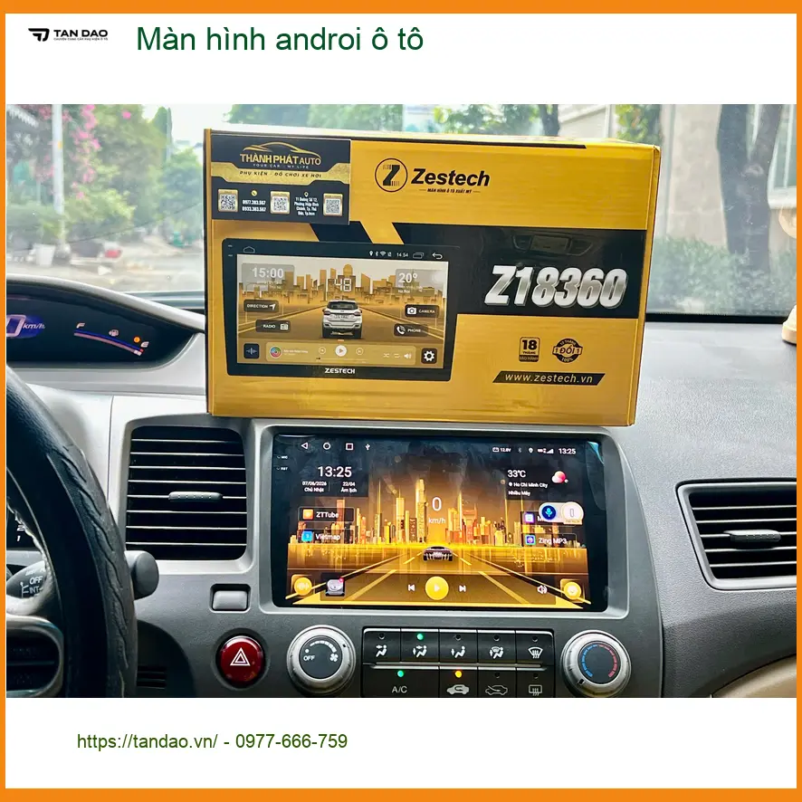 Chị Mai lắp màn hình Android ô tô cho Kia Carnival tại Quận 12 ảnh thực tế 4