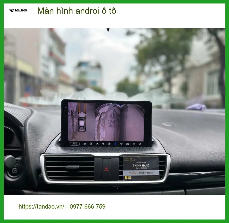 Cô Yến nâng cấp màn hình Android ô tô cho Honda CRV ở Cần Giờ vì màn zin thiếu tính năng giải trí ảnh thực tế 2