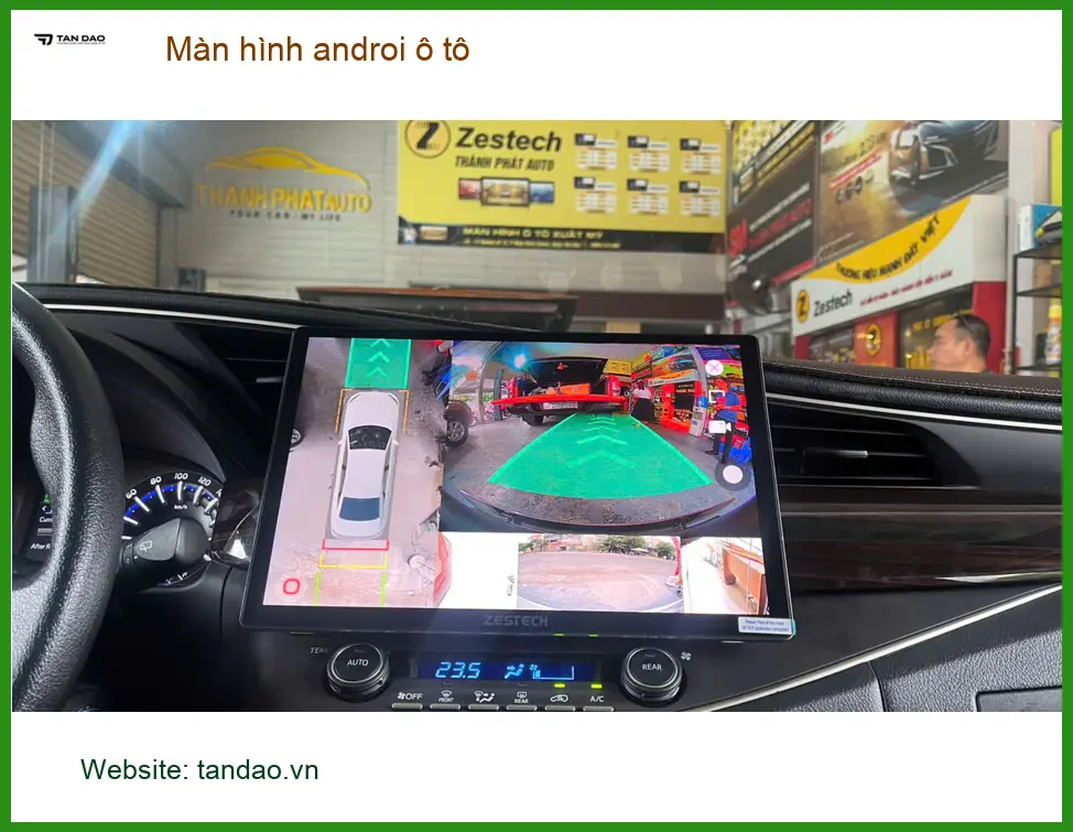 Chú Sơn gắn Màn hình Android ô tô cho Ford Ranger tại Cần Giờ dễ dàng định vị ảnh thực tế 5