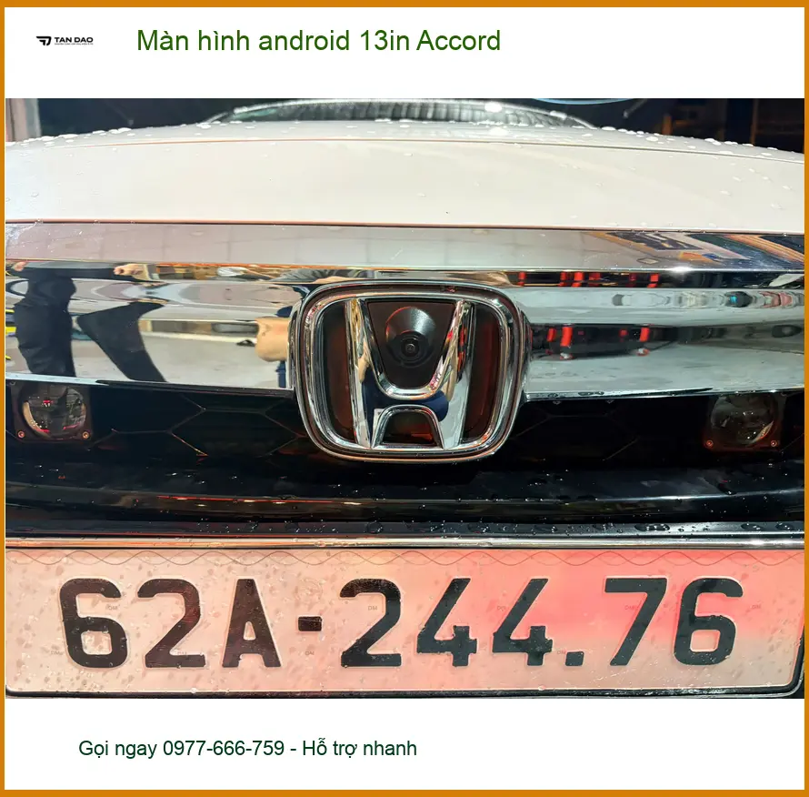 Chú Sơn lắp màn hình Android 13 inch cho Accord tại Thủ Đức vì cần tính năng thông minh hơn ảnh thực tế 4