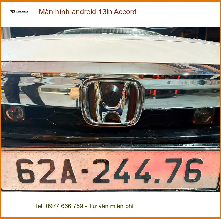 Anh Tấn nâng cấp màn hình android 13in cho Accord ở Gò Vấp ảnh thực tế 4