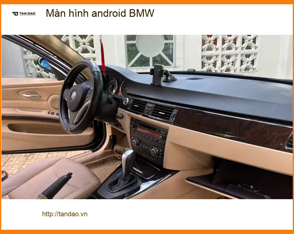 Anh Tấn nâng cấp màn hình Android cho BMW 3 Series tại Quận 2 để giải trí đỉnh cao ảnh thực tế 2