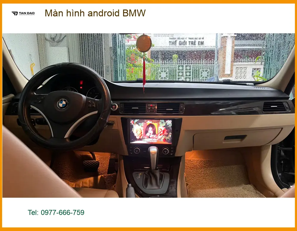 Anh Tấn nâng cấp màn hình Android cho BMW 3 Series tại Quận 2 để giải trí đỉnh cao ảnh thực tế 3