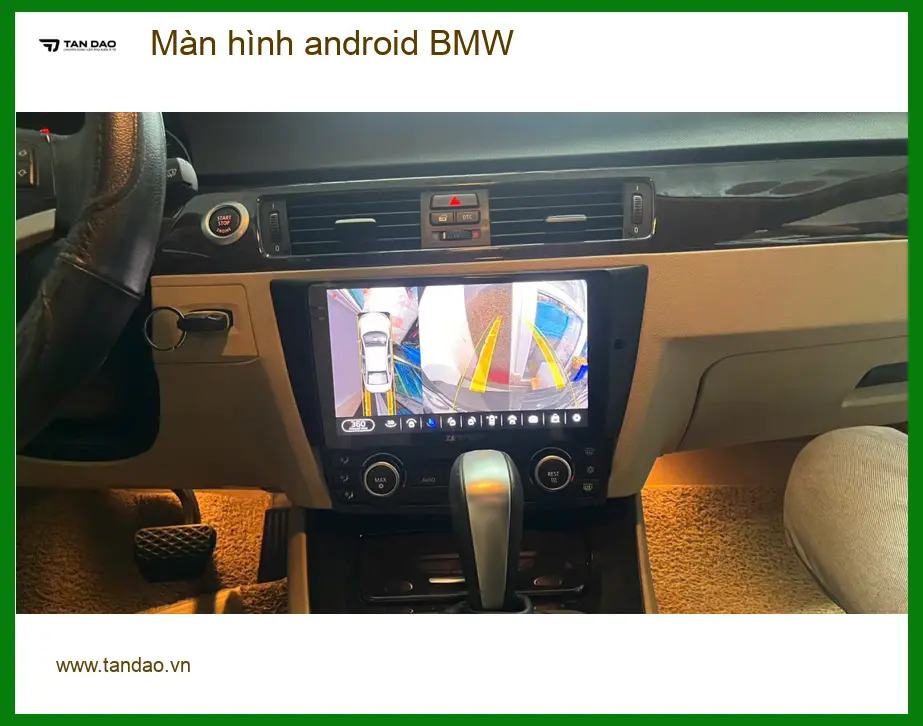 Anh Tấn nâng cấp màn hình Android cho BMW 3 Series tại Quận 2 để giải trí đỉnh cao ảnh thực tế 5