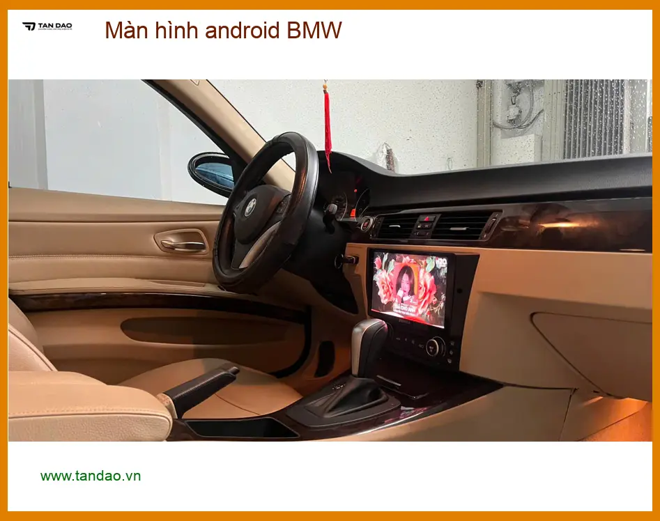 Anh Tấn nâng cấp màn hình Android BMW X3 tại Thủ Đức cho công việc ảnh thực tế 2