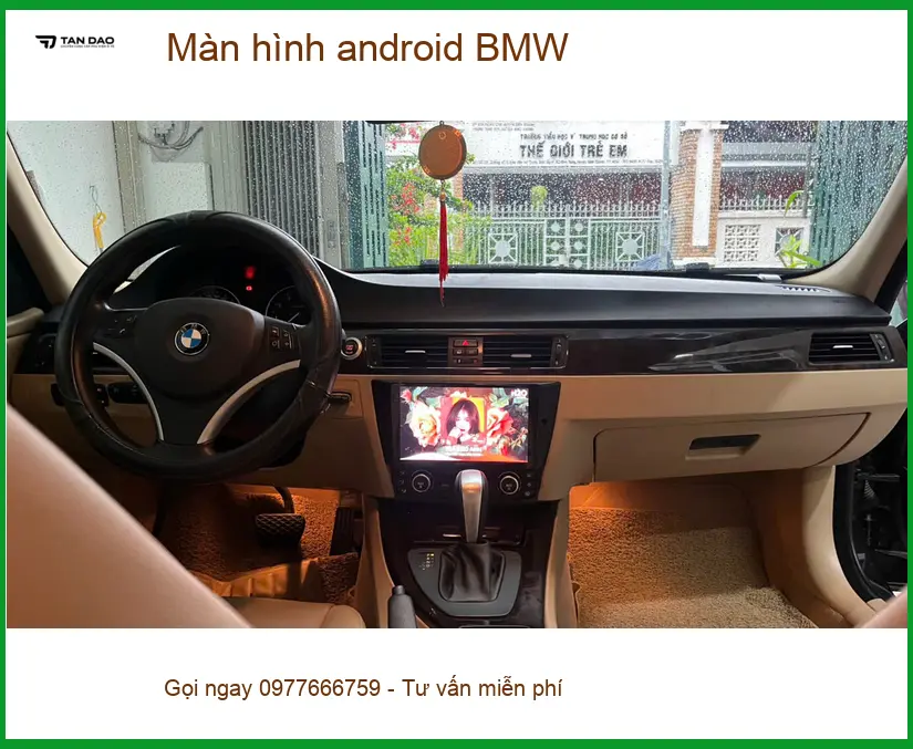 Anh Tấn nâng cấp màn hình Android BMW X3 tại Thủ Đức cho công việc ảnh thực tế 3