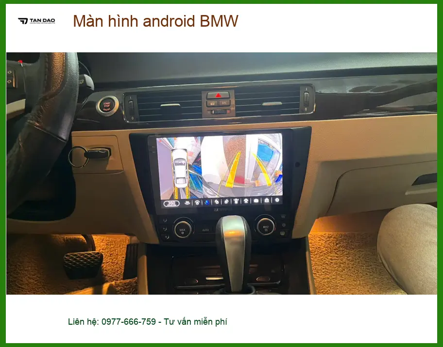 Anh Hưng nâng cấp màn hình Android BMW X5 tại Quận 6 để có nhiều tính năng giải trí hơn ảnh thực tế 3