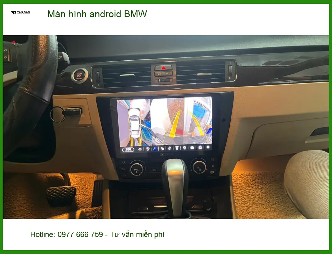 Anh Duy lắp màn hình Android BMW X5 tại Quận 7 để tận hưởng công nghệ mới ảnh thực tế 2