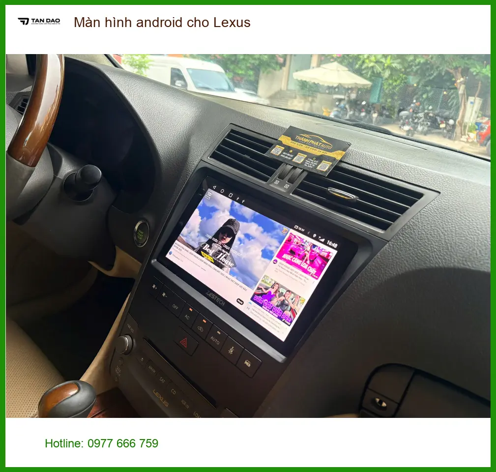 Anh Khang lắp màn hình Android cho Lexus RX350 tại Quận 3 để trải nghiệm công nghệ mới ảnh thực tế 4