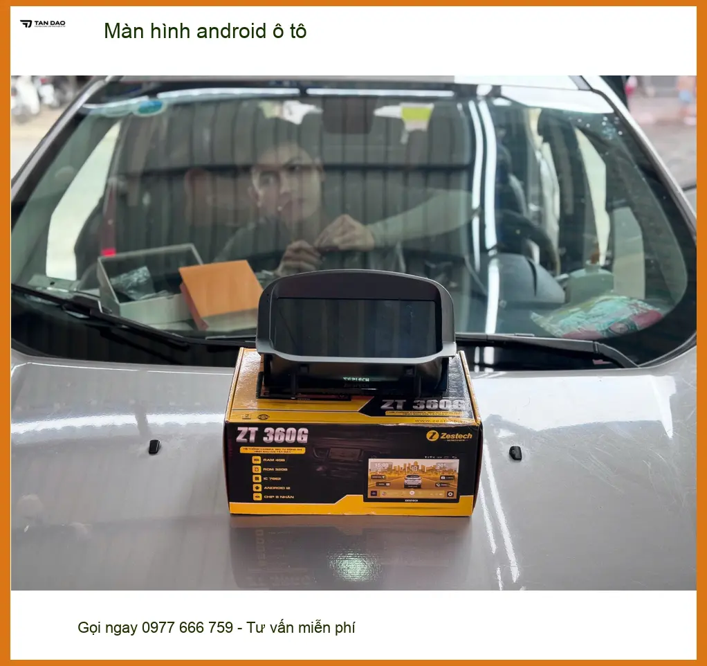 Chú Đạt lắp màn hình Android ô tô cho Mitsubishi Triton Quận 8 vì màn hình cũ đã quá chậm ảnh thực tế 4
