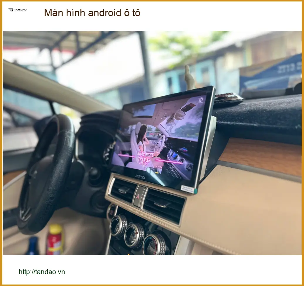 Anh Phong lắp màn hình android ô tô cho Honda CR-V tại Quận 5.