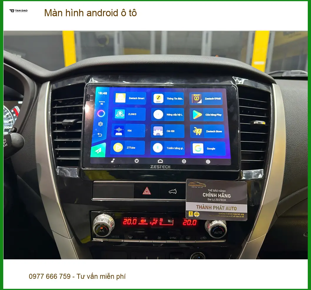 Chú Lộc lắp màn hình android ô tô cho Honda CRV tại Quận Bình Chánh vì màn zin quá chậm ảnh thực tế 2
