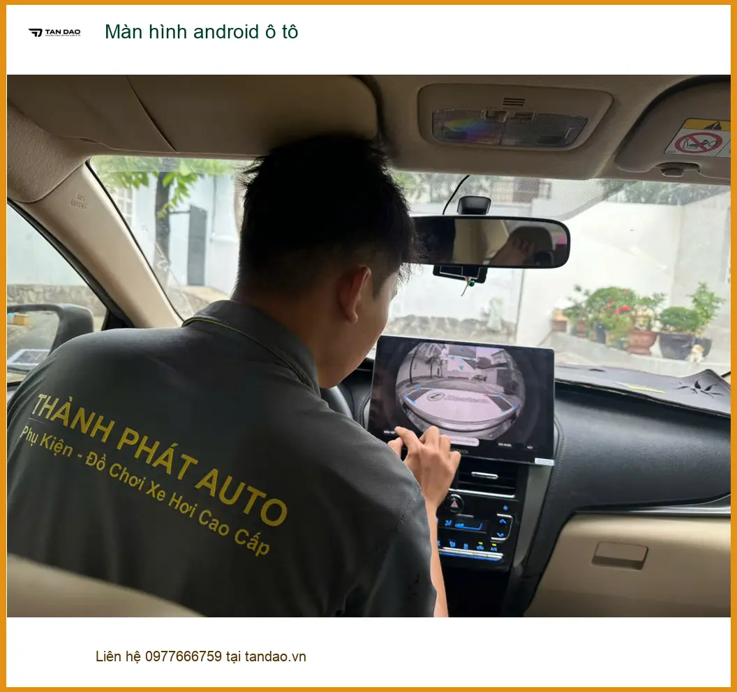 Anh Kim lắp màn hình Android ô tô cho Hyundai Creta tại Hóc Môn ảnh thực tế 2