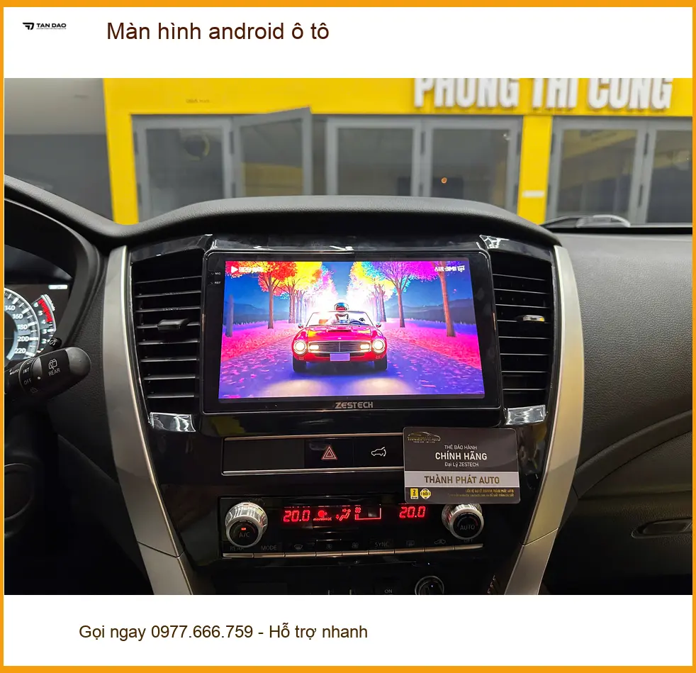 Chú Lộc lắp màn hình android ô tô cho Honda CRV tại Quận Bình Chánh vì màn zin quá chậm ảnh thực tế 3