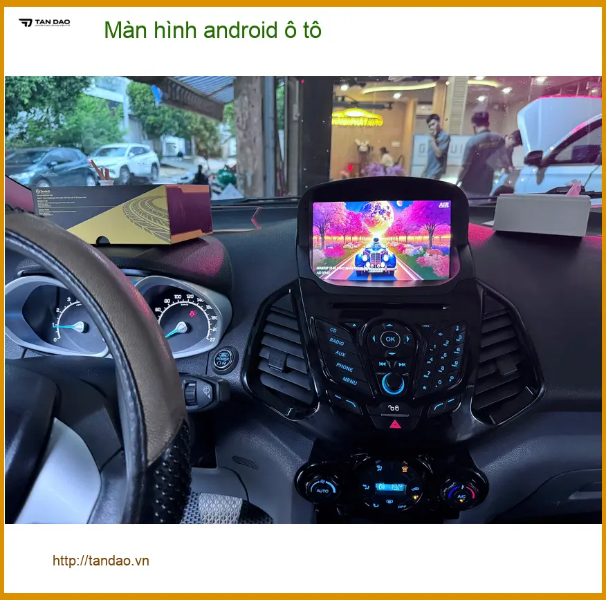 Chị Thúy Diễm lắp màn hình android ô tô Honda CRV tại Quận Tân Bình ảnh thực tế 5