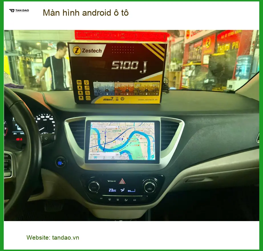 Anh Tấn lắp màn hình Android ô tô cho Mazda CX-5 tại Quận 10 ảnh thực tế 2