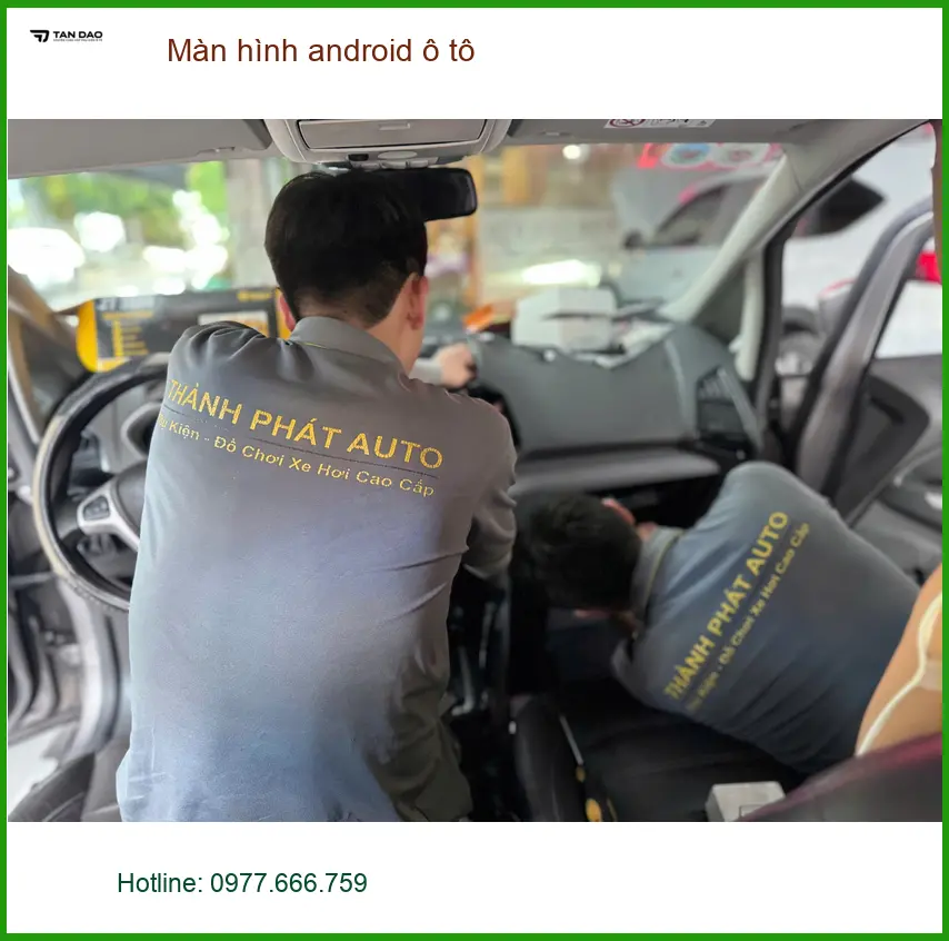 Anh Minh lắp màn hình android ô tô Toyota Raize tại Quận 6 để trải nghiệm tiện ích mới ảnh thực tế 2