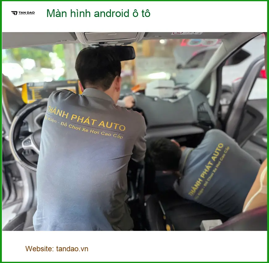 Anh Nhật nâng cấp màn hình android ô tô cho Hyundai Accent tại Nhà Bè ảnh thực tế 2