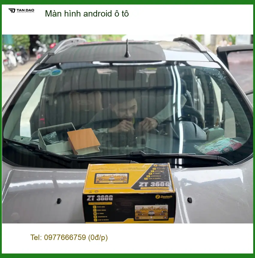 Anh Minh lắp màn hình android ô tô Honda HR-V Quận 4 tiện đường đi làm ảnh thực tế 2