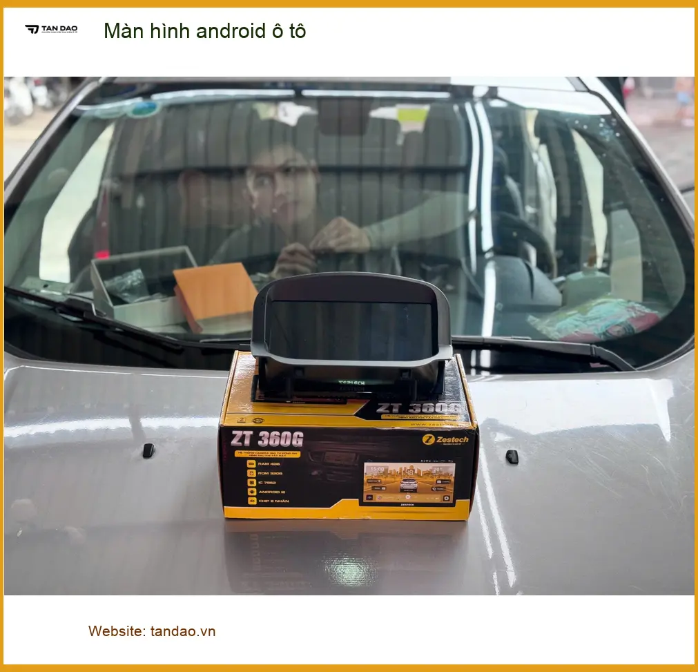 Anh Nhật nâng cấp màn hình android ô tô cho Hyundai Accent tại Nhà Bè ảnh thực tế 3