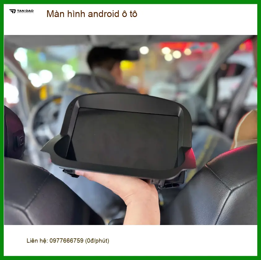 Anh Long lắp màn hình android ô tô cho Hyundai Accent tại Quận Bình Tân